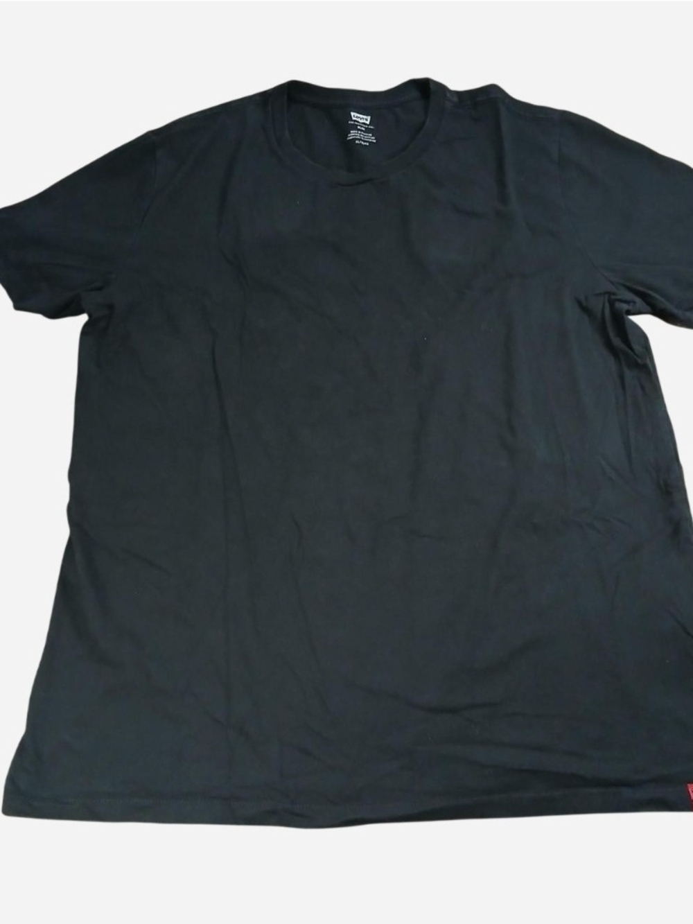 Levi's Men's Slim Fit T-Shirt Black Size XL Cotton Short Sleeve Tee